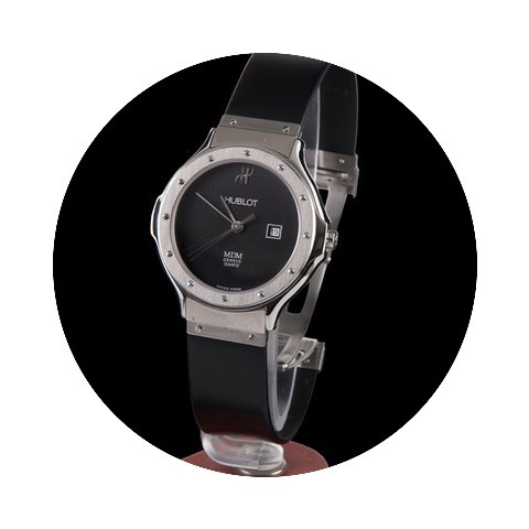 Hublot classic steel medium size...