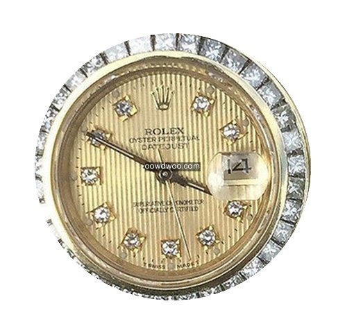 Rolex Ladies President 18k Gold Diamond ...