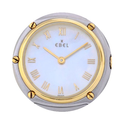 Ebel Classic Wave Date Lady Stahl 18K Go...