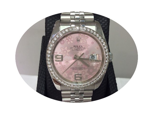 Rolex Ref. 116244 Datejust 36mm S/s W/ P...