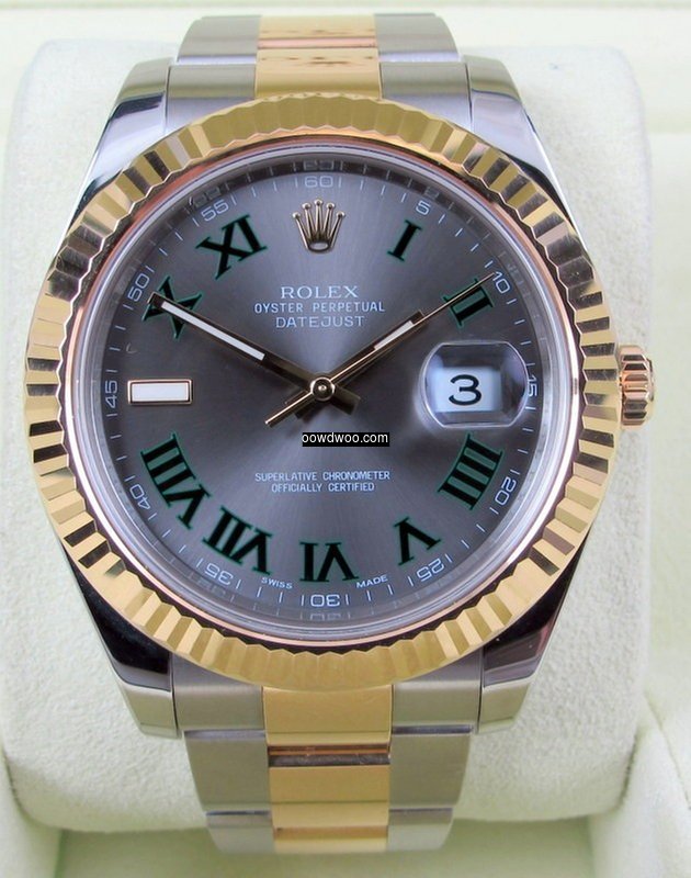 Rolex Datejust II 116333 Roman Slate 41m...