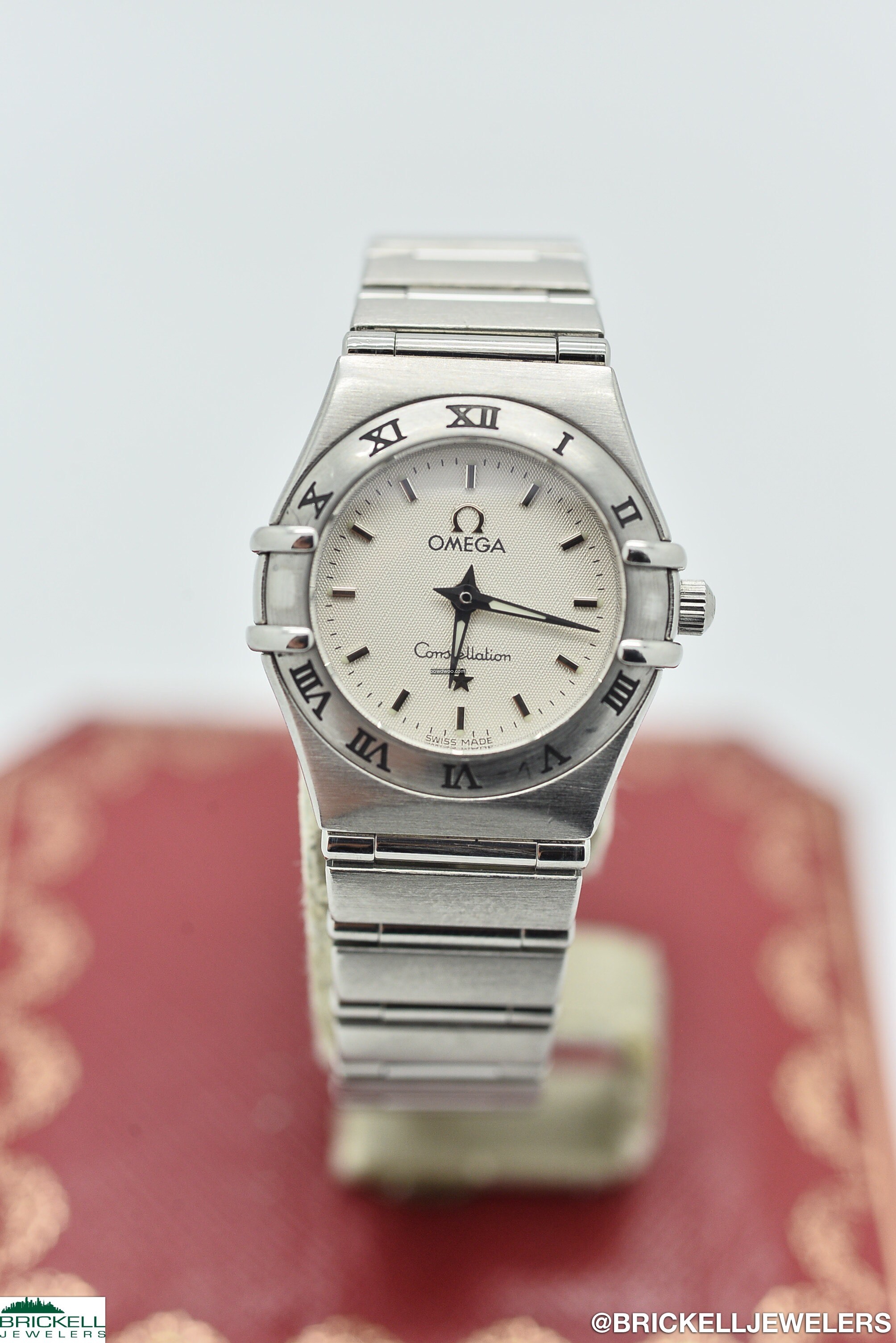 OMEGA CONSTELLATION LADIES SILVER / GREY...