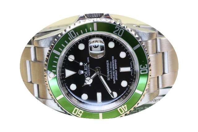 Rolex SUBMARINER GHIERA VERDE 16610LV RR...