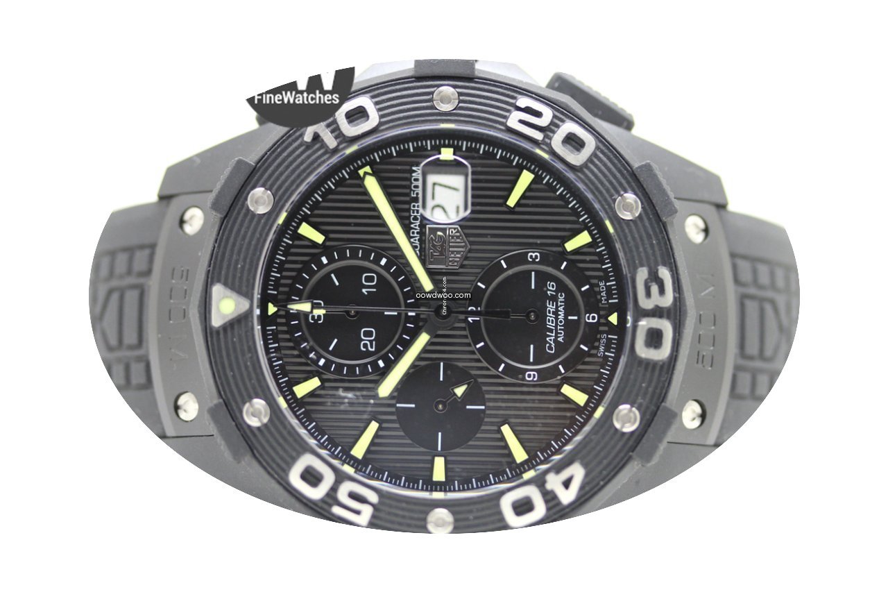 TAG Heuer Aquaracer Black Titanium Carbi...
