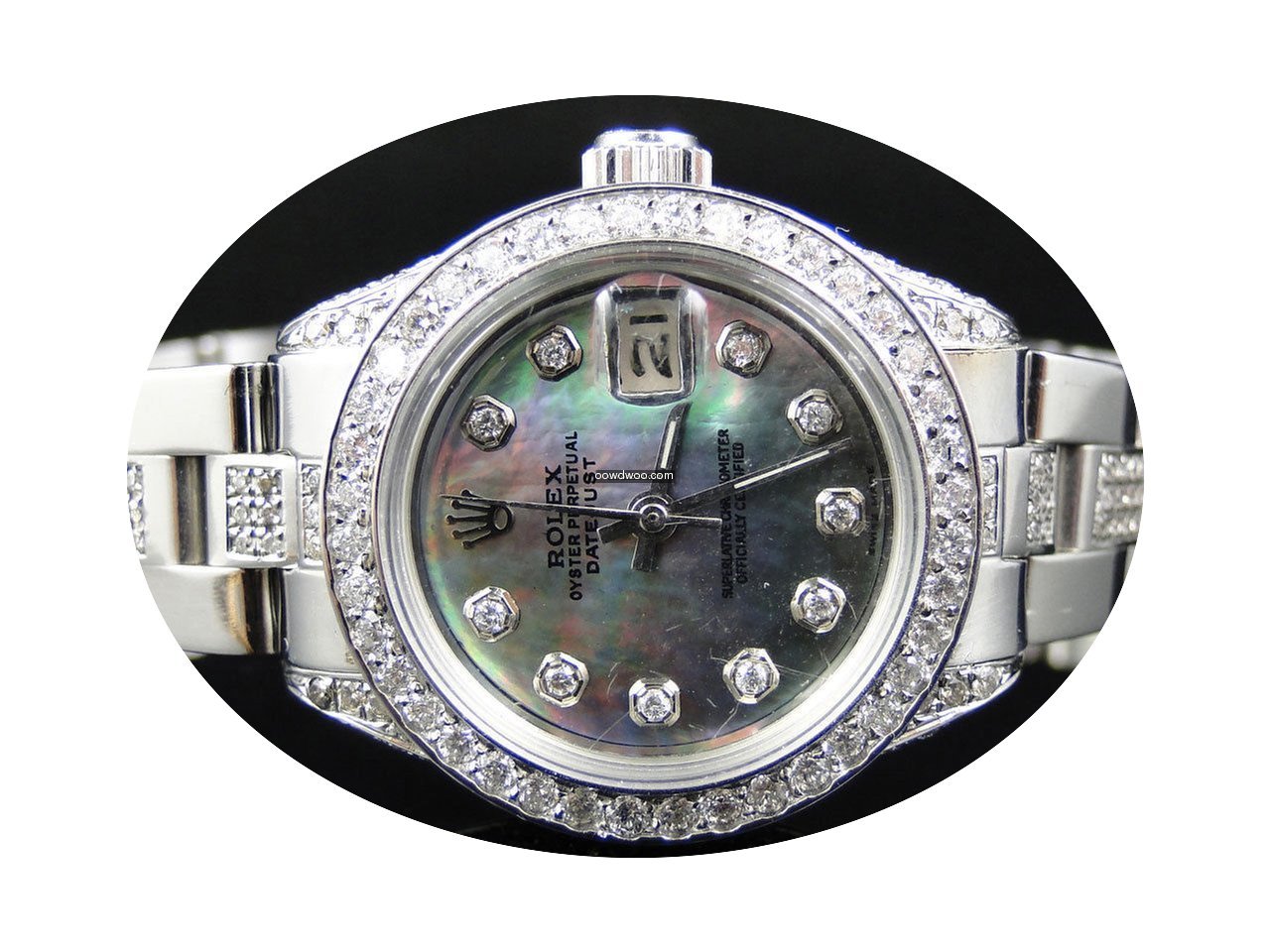 Rolex Ladies Stainless Steel Rolex Datej...