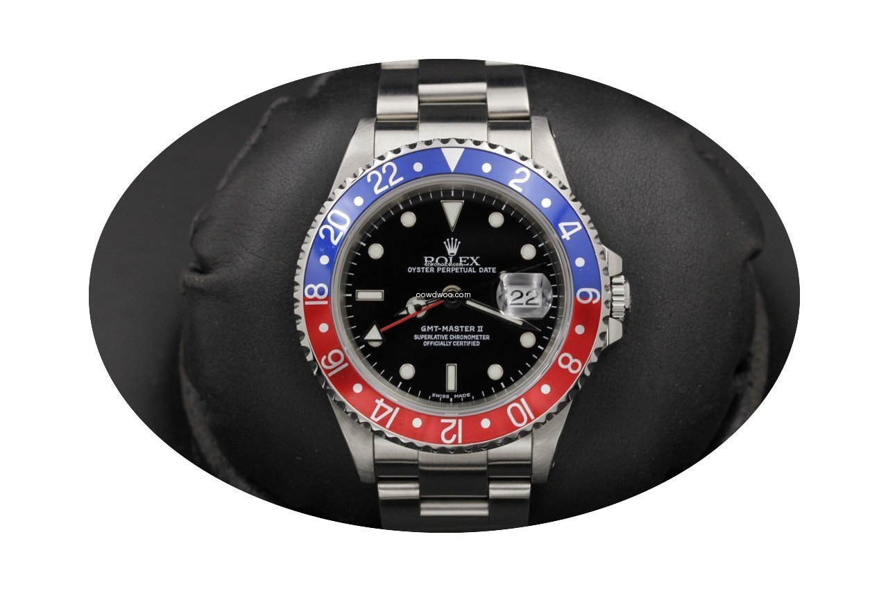 Rolex Gmt Master Ii 16710 Stainless Stee...