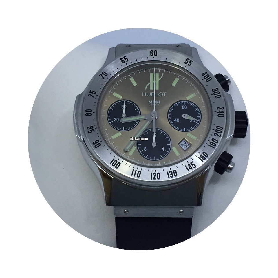 Hublot Super B Stainless Steel and Rubbe...