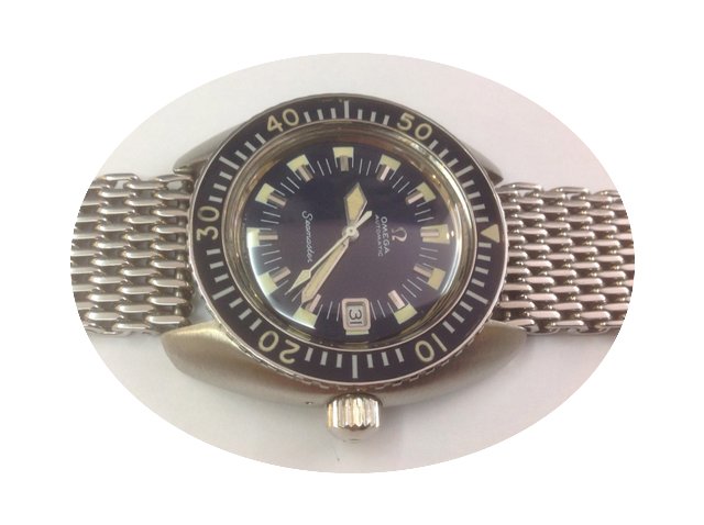 Omega Vintage Seamaster 120 Deep Blue st...