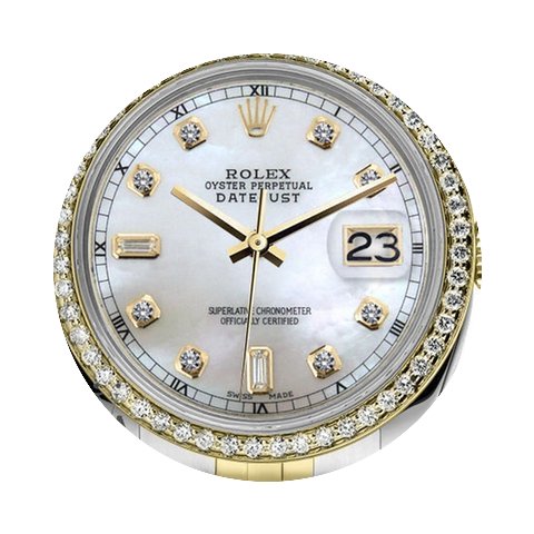 Rolex Men`s Rolex 36mm Datejust 2 Tone W...