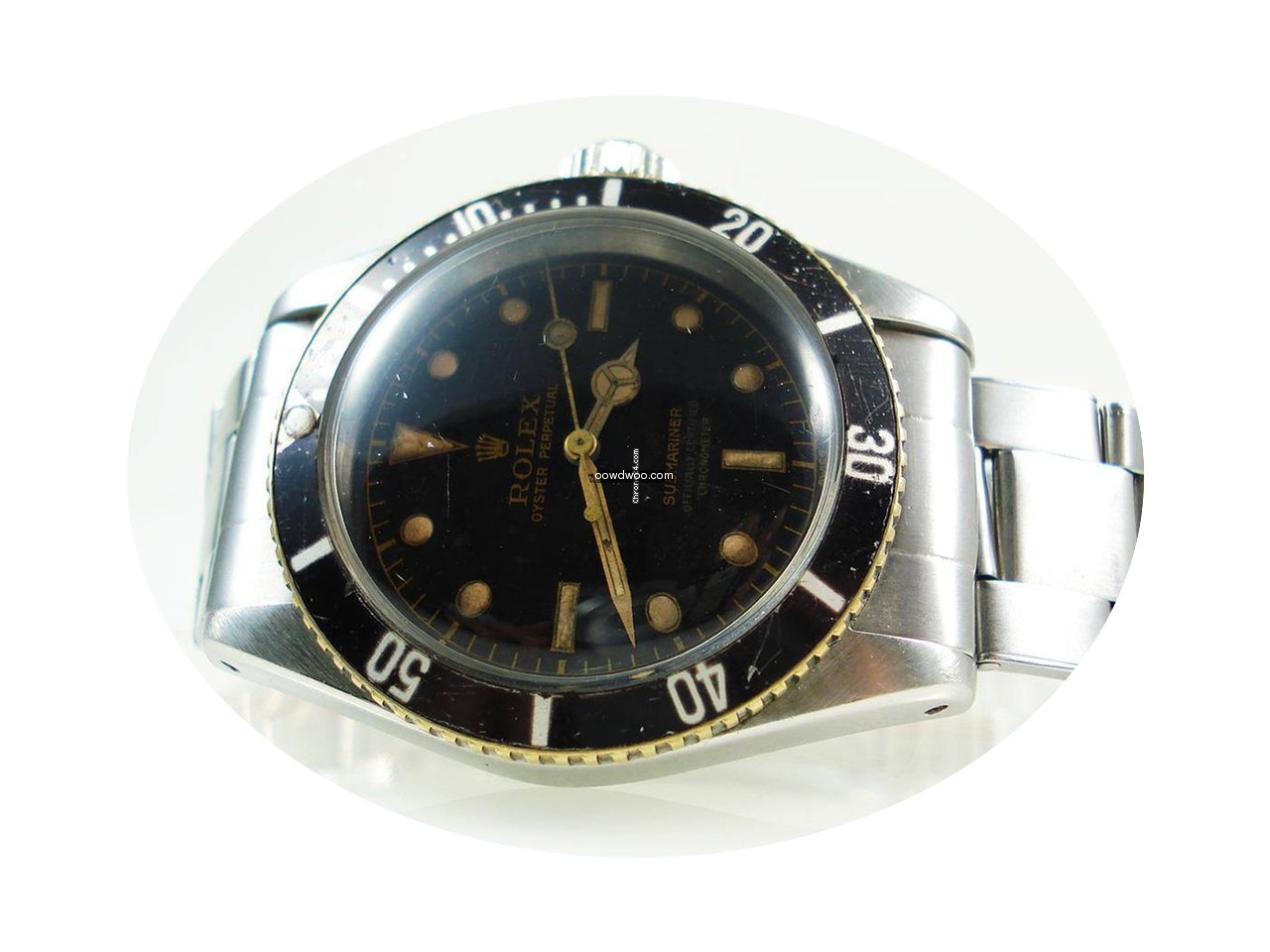 Rolex Submariner 6538 BIG CROWN 4-liner ...