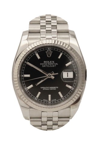Rolex Datejust Auto SS 36mm 18K Bezel Ra...
