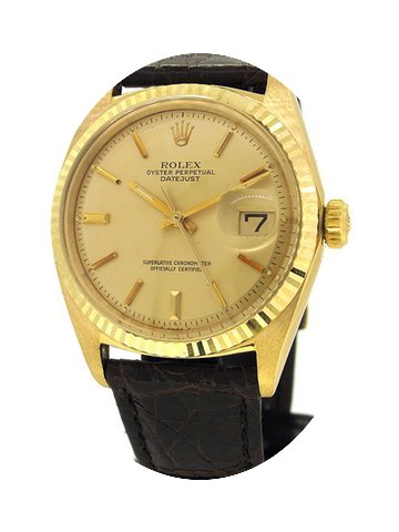 Rolex Oyster Perpetal Datejust 18K Gold ...