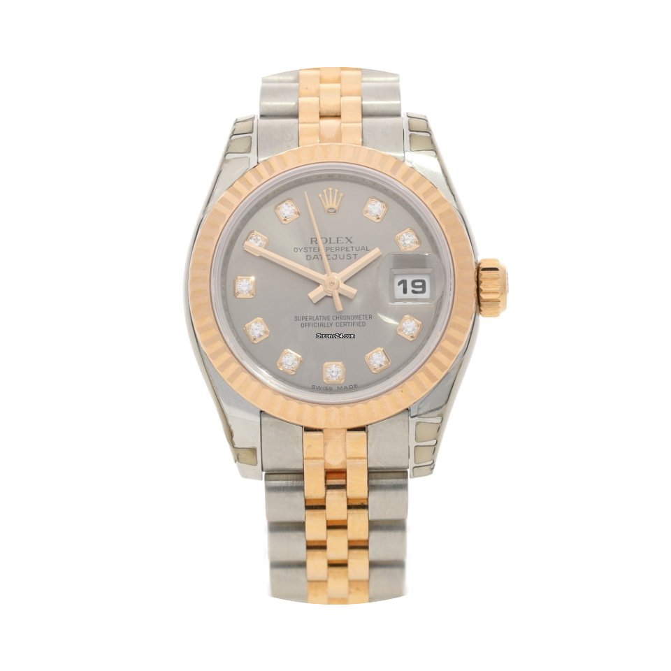 Rolex Datejust 179171 - Silver Diamond D...