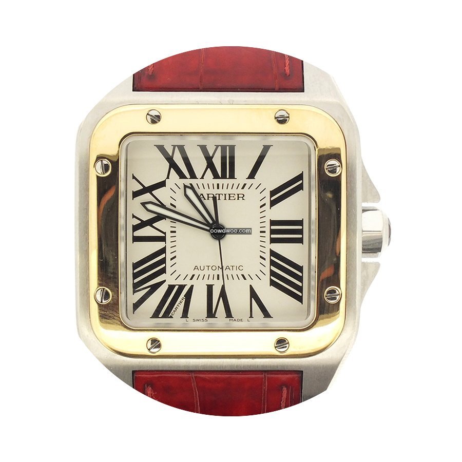 Cartier Santos 100 XL Steel & Gold...