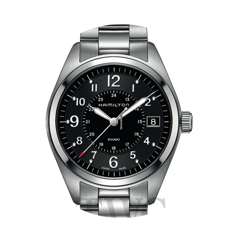 Hamilton Khaki Field Quartz Black Steel ...