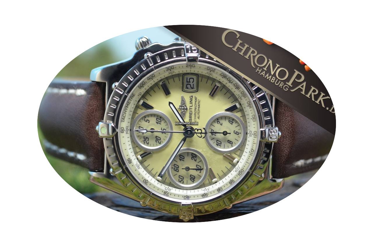 Breitling 18kt Weißgold Chronomat von 2...