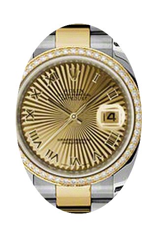 Rolex Datejust 36 116243-GLSRDO Champagn...