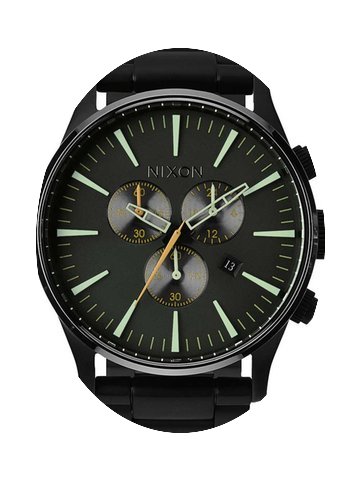 Nixon A386-1042 Sentry Chrono Matte Blac...