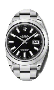 Rolex Datejust II 116300 Index Black 41m...