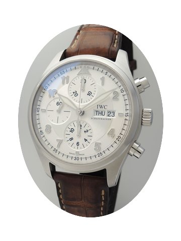 IWC Fliegeruhr Chronograph -Stahl/Leder ...