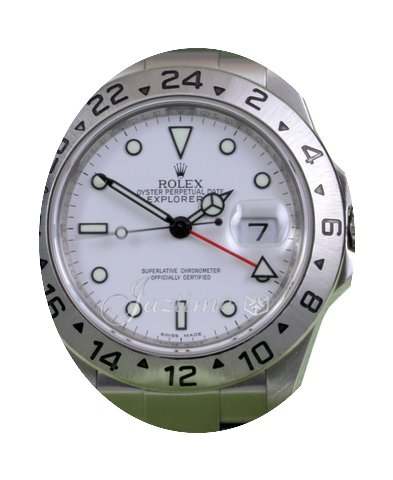 Rolex Explorer II 16570 White Stainless ...