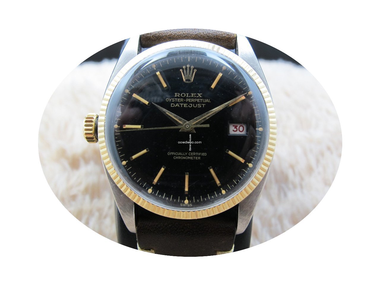 Rolex DATEJUST 6305 LEFT HANDED Ovettone...