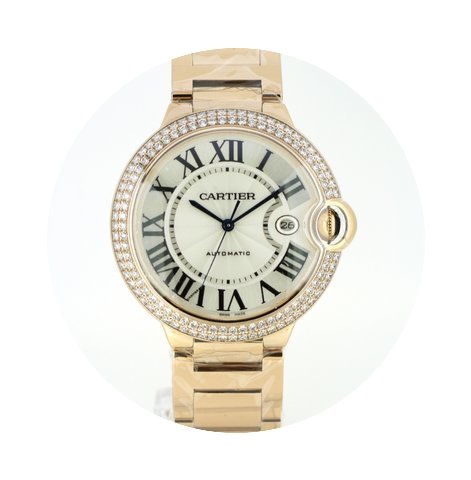 Cartier Ballon Bleu Rose Gold Diamond Be...