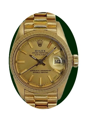 Rolex DateJust 6917 Lady President 18k Y...