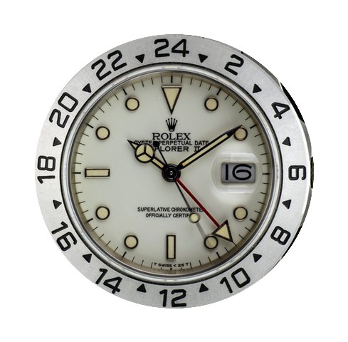 Rolex S/Steel O/P Cream Dial Red Hand Ex...