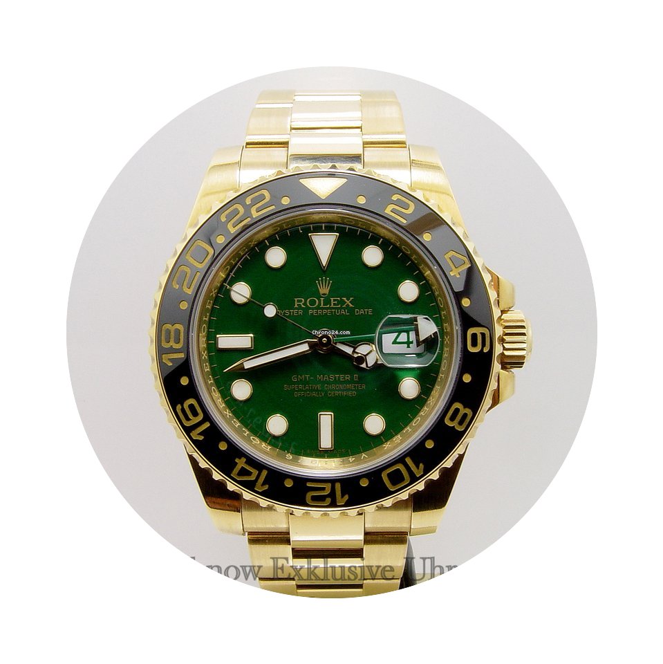 Rolex GMT Master II Gelbgold...