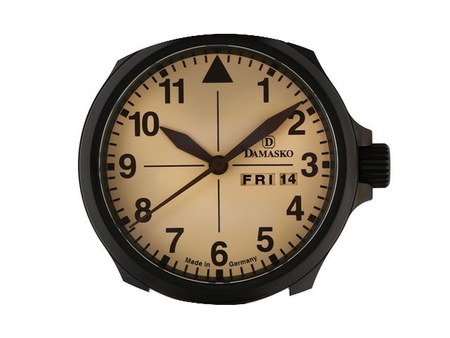 Damasko DA20 Day-Date Black Stahl Automa...