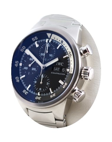 IWC AQUATIMER CHRONO REF. 3719 EDELSTAHL...