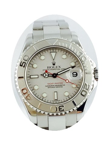 Rolex Yachtmaster Medium Stahl Platin [M...