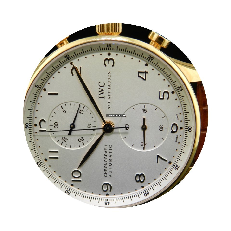 IWC Portoghese Cronografo Oro Rosa Iw371...