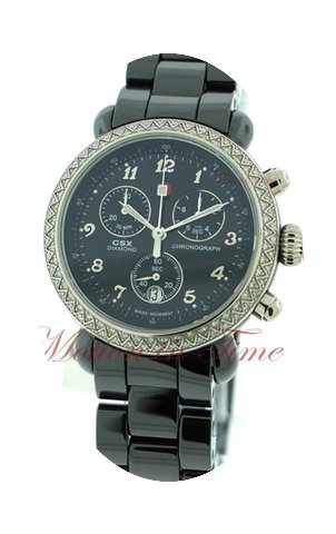 Michele CSX-36, Black Dial, Diamond Beze...