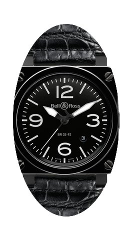 Bell & Ross Aviation Ceramic Black...