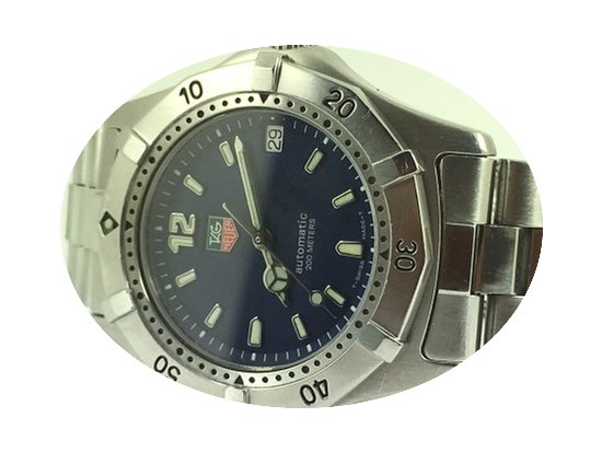 TAG Heuer Aquaracer Blue dial - Steel Au...