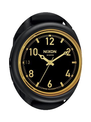 Nixon October A488-1354 Herren Matte Bla...