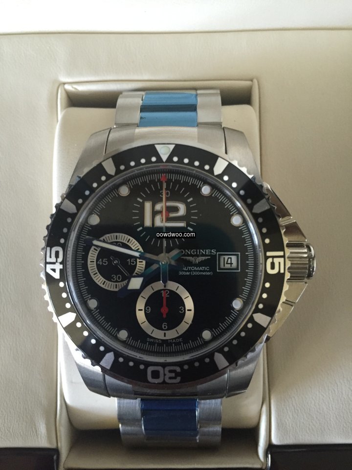 Longines sport 41mm AUTO bk SS ss CHRONO...