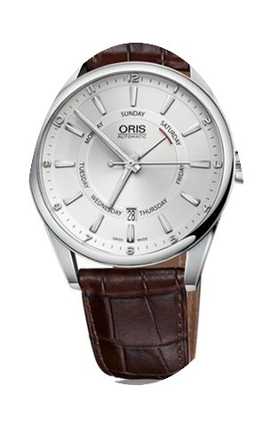 Oris Artix Pointer Day, Date Brown Leath...