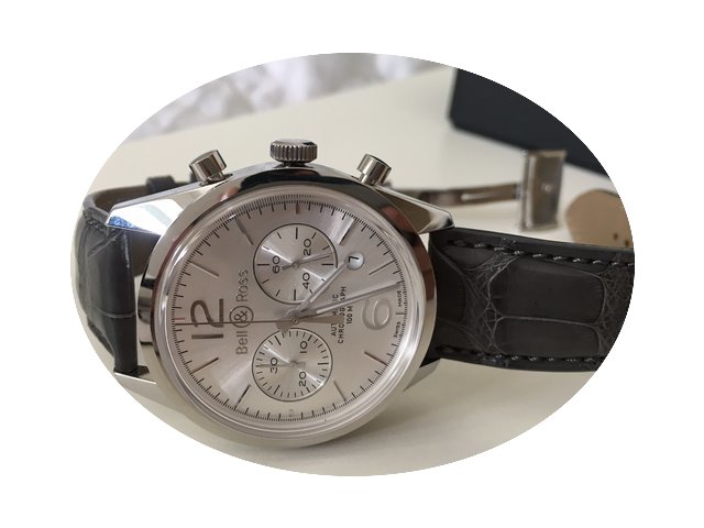 Bell & Ross BR126 VINTAGE OFFICER CH...