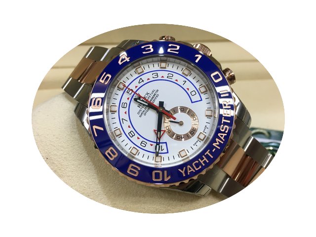 Rolex YACHT MASTER II 116681 ROSE GOLD A...