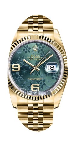 Rolex Datejust 36mm Yellow Gold Midsize ...