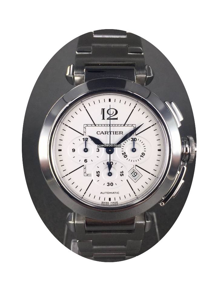 Cartier Pasha chronograph ref: W31085M7 ...