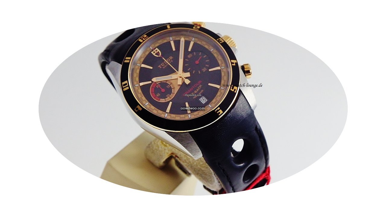 Tudor Grantour Flyback Chrono steel ros...