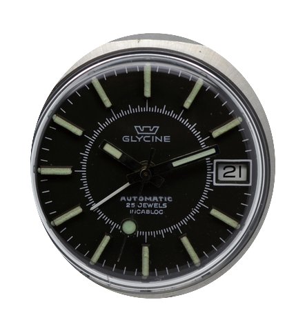 Glycine Wecker Armbanduhr, Bj. 1973-77...