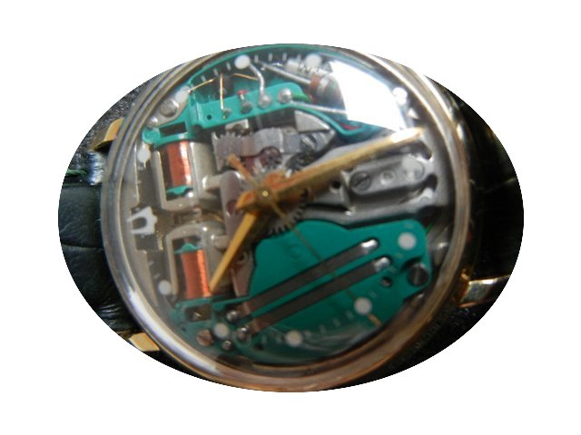 Bulova ACCUTRON SPACE VIEW 18 KT GOLD...