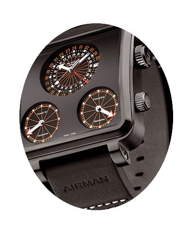 Glycine Airman 7 Plaza Mayor Titatium Bl...