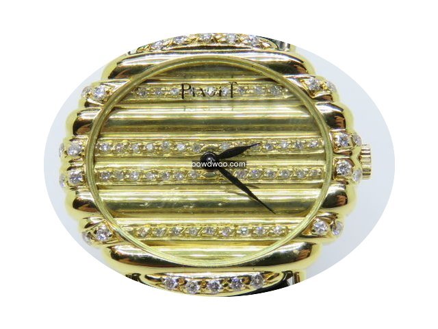 Piaget Vintage 18Carat Yellow Gold Oval ...