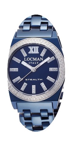 Locman Stealth 0204PB-BLDFNKBRB Quartz L...